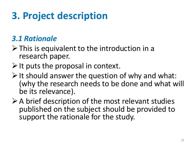 How to write a rationale for dissertation