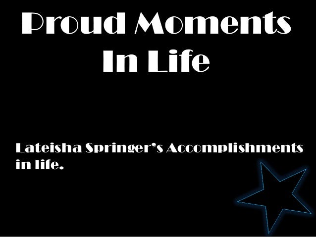 Proudest moment college essay picture