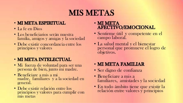 Proyecto de vida PowerPoint