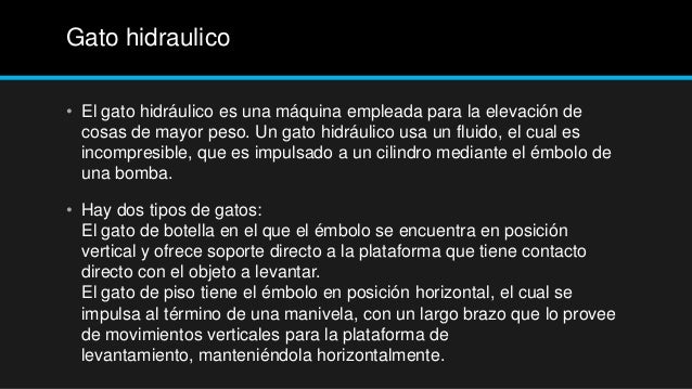 Proyecto - Gato hidraulico
