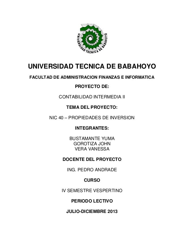 UNIVERSIDAD TECNICA DE BABAHOYO universidad tecnica de babahoyo:
