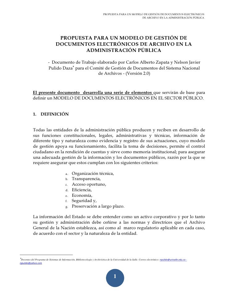 DOCUMENTO PRIVADO GESTION documento privado gestion: