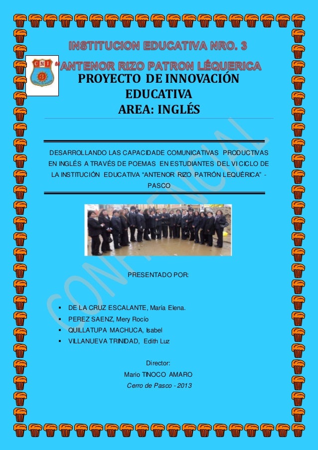 INNOVACION PROYECTO innovacion proyecto: