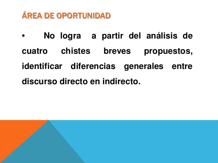 Discurso directo e indirecto