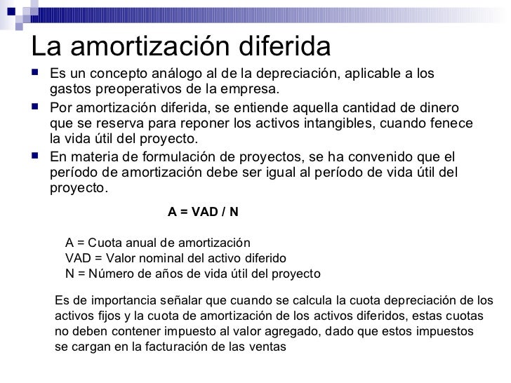 Amortizacion definicion segun autores