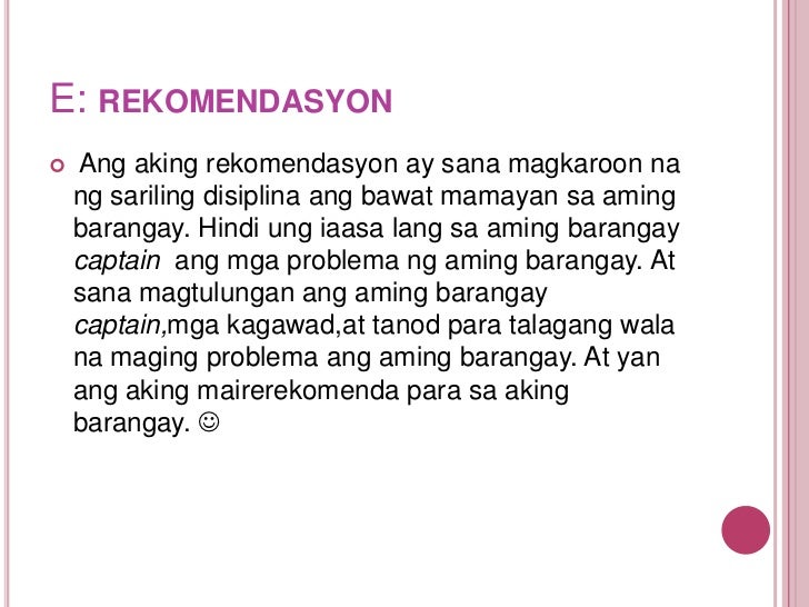 rekomendasyon para sa thesis rekomendasyon para sa thesis