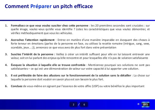 exemple de pitch