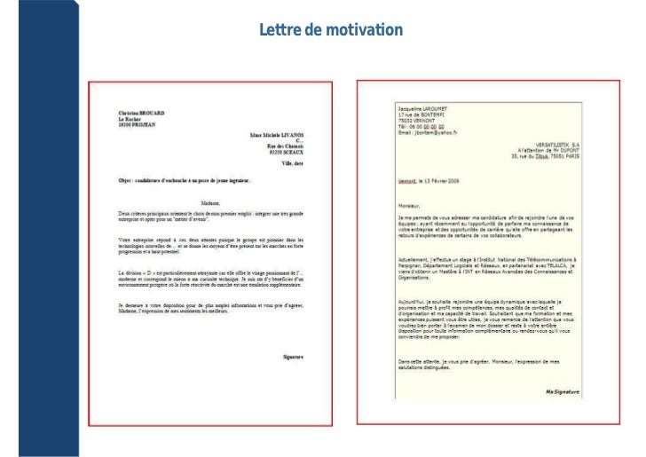 modele lettre de motivation et pretention salariale