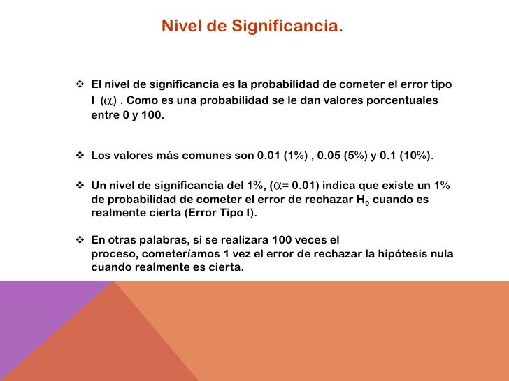 Prueba de hipotesis estadistica