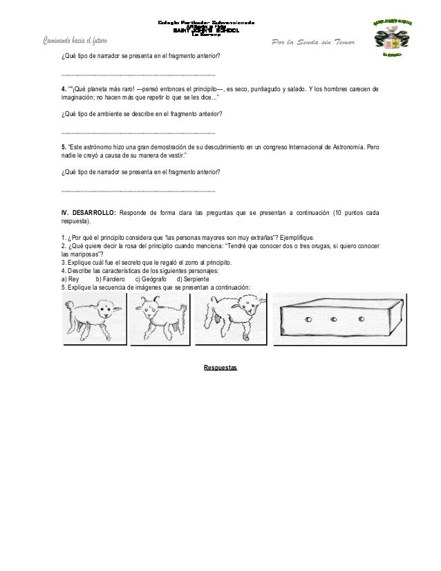 preguntas de comprension sobre el principito prueba el principito preguntas de comprension sobre el principito prueba el principito