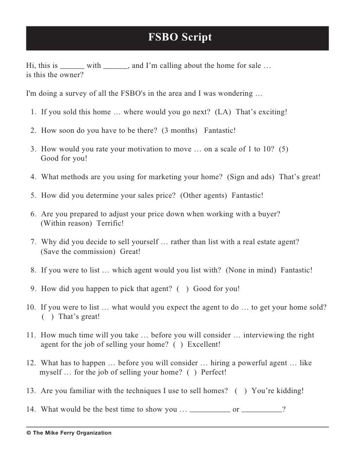 Mike Ferry For Sale By Owner Script Ps fsbo script