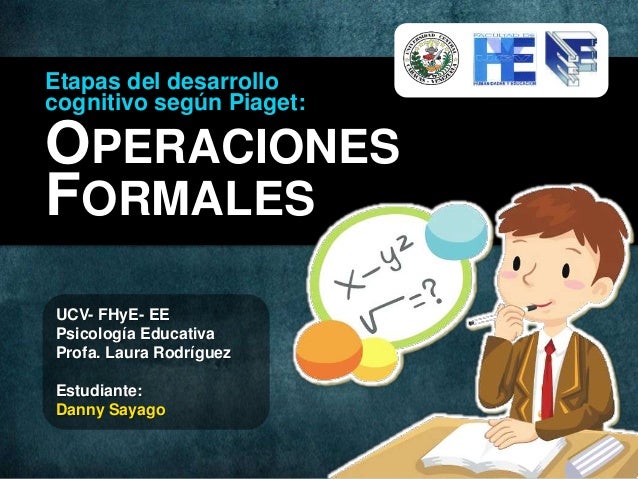Etapas del Desarrollo Cognitivo según Piaget: Operaciones Formales