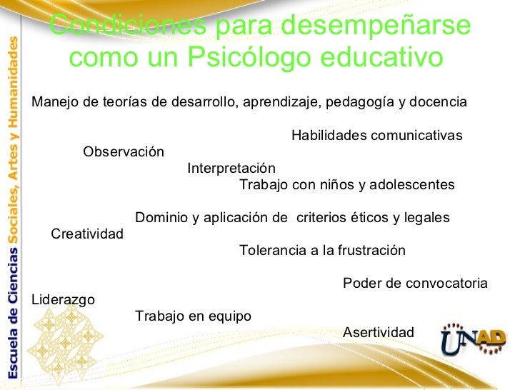 Psicología educativa y rol del psicólogo educativo Psicología educativa y rol del psicólogo educativo