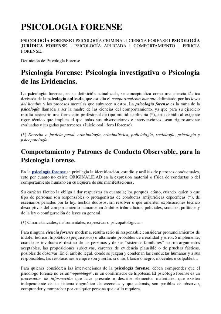 DEFINICION DE FORENSE definicion de forense: