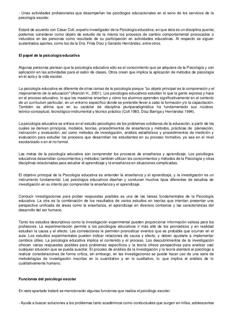 El papel del Psic logo educativo en la realidad costarricense