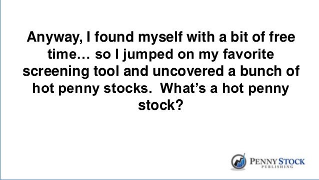 List of penny stock options