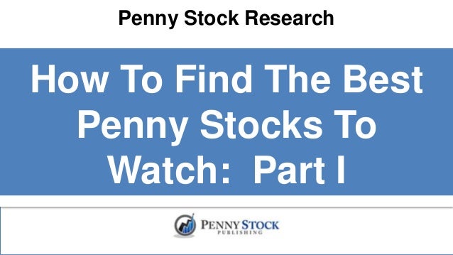best place to find penny stocks