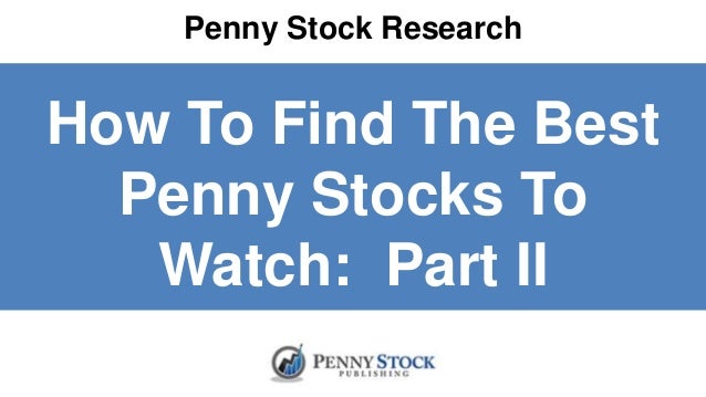 best penny stock to buy 2016
