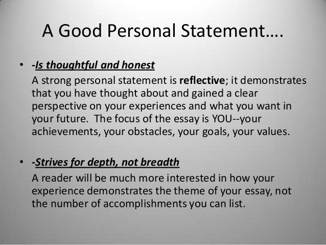 Examples of great uc personal statements
