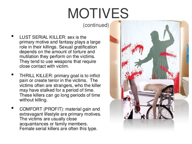 Serial Killers Psychology Presentation