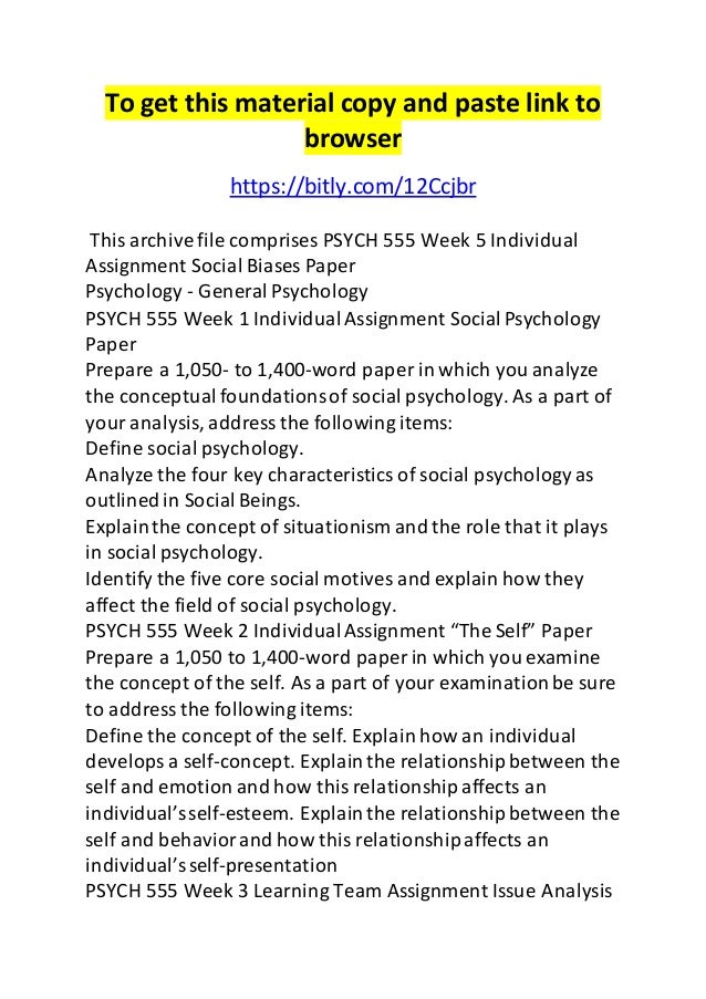 psych 555 week 1 individual assignment Mmpbl 520 week 3 individual assignment gene one problem solution psych 535 week 4 individual assignment cultural psych 555 week 4 individual assignment issue. psych 555 week 1 individual assignment Mmpbl 520 week 3 individual assignment gene one problem solution psych 535 week 4 individual assignment cultural psych 555 week 4 individual assignment issue.