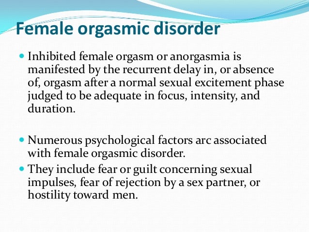female orgasmic disorder female orgasmic disorder
