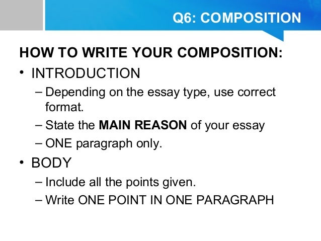 How to write a good essay composition