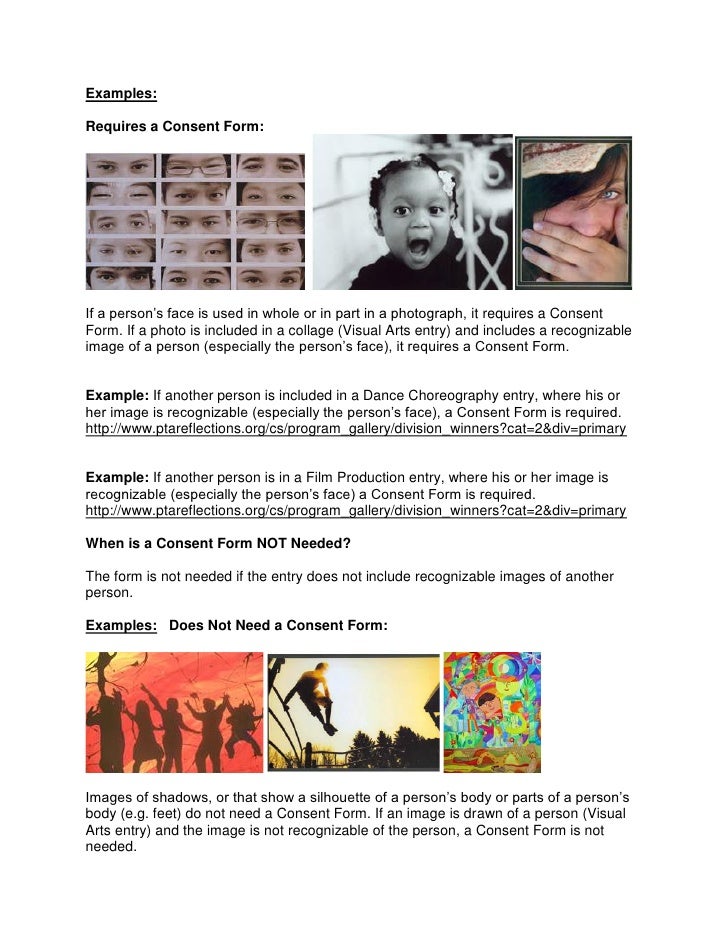 consent to use form photograph
