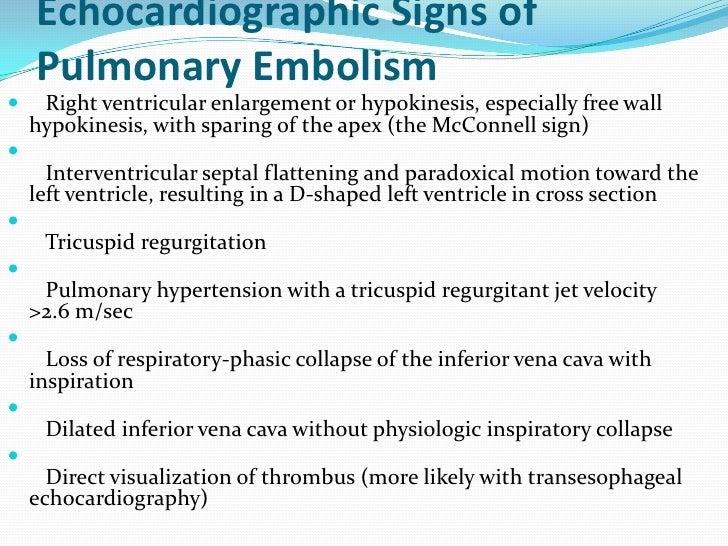 pulmonary embolism
