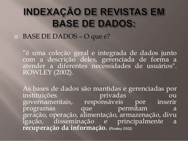 Revistas de artigos cientificos