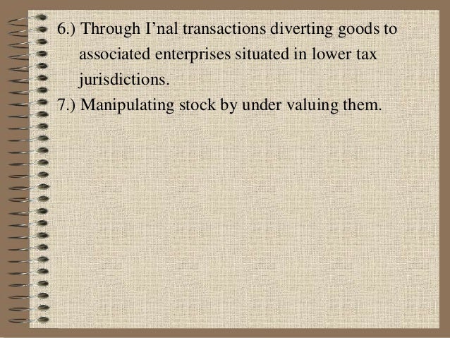 manipulating stock market transactions