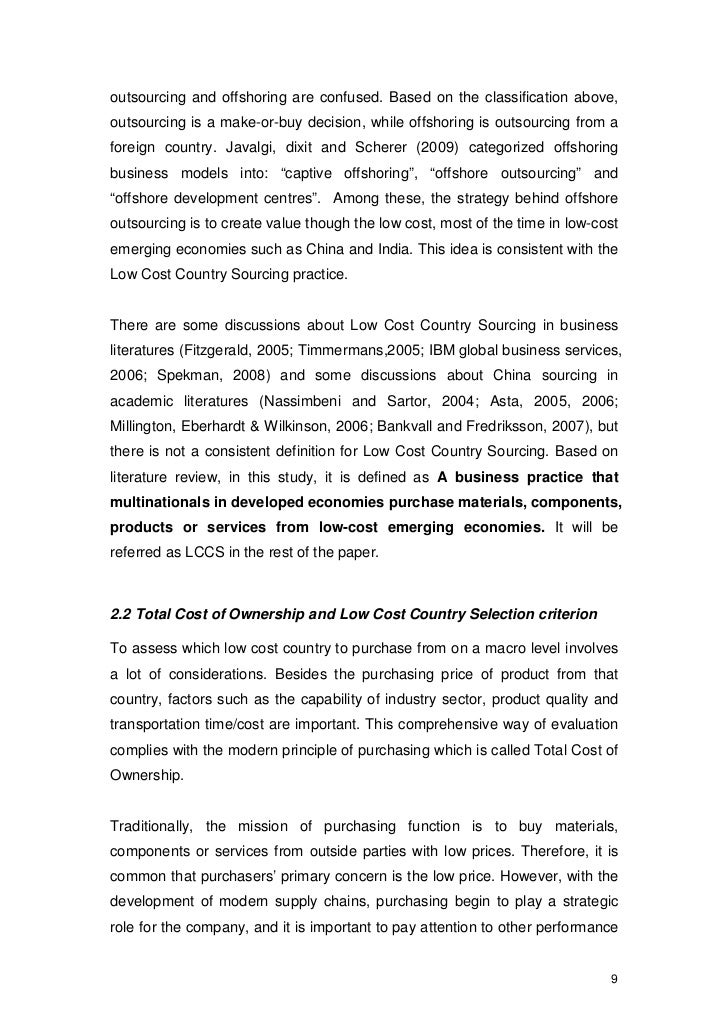 outsourcing it department essay outsourcing it department essay