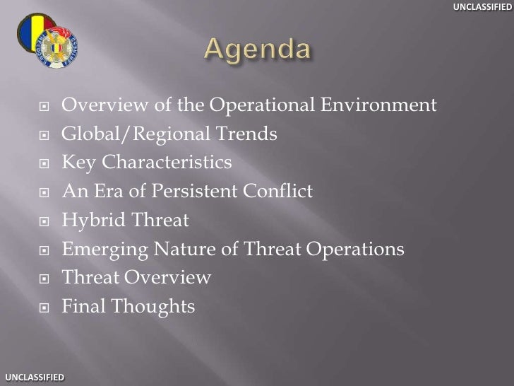 TRADOC OE Operational Environment 20102025