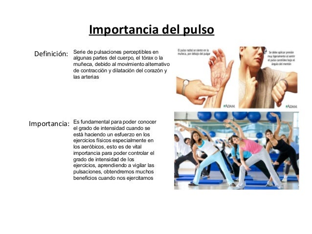 EDUCACIÓN FÍSICA: El pulso
