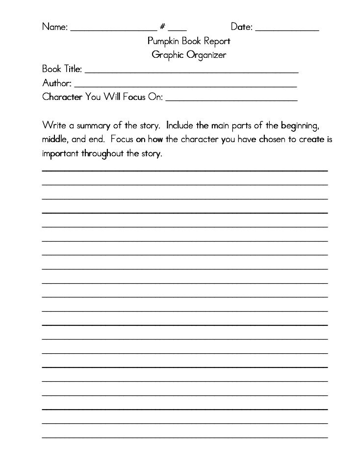 How to write a book report summary image