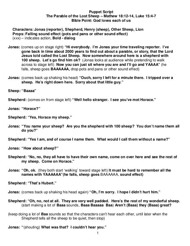 Puppet script the parble scrip[