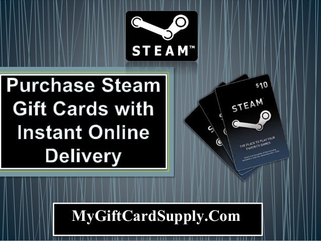 Purchase Steam Gift Cards with Instant Online Delivery