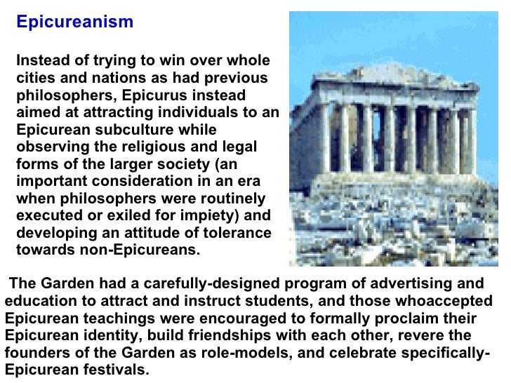 an analysis of epicureanism and stoicism an analysis of epicureanism and stoicism