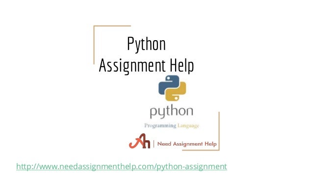Python assignment help