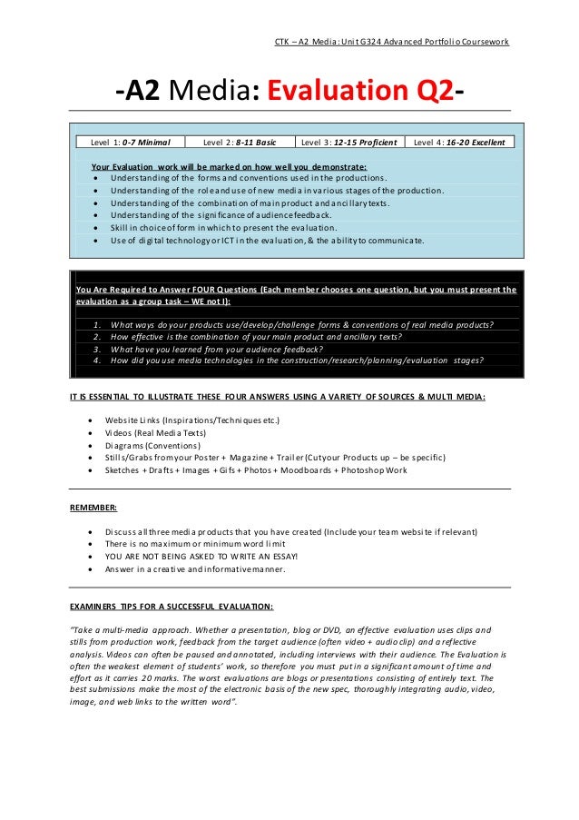 media a level coursework evaluation media a level coursework evaluation