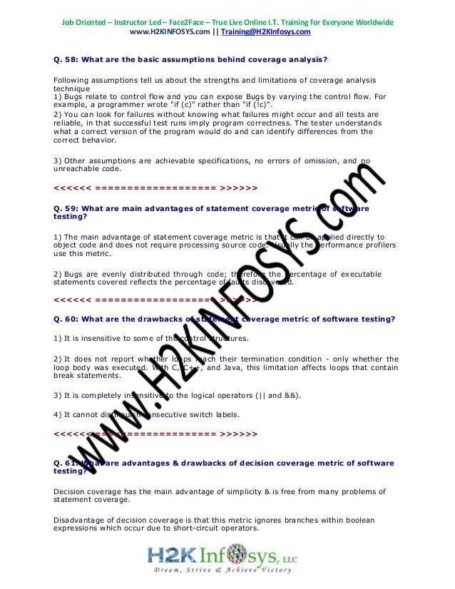 qa testing interview questions and answers