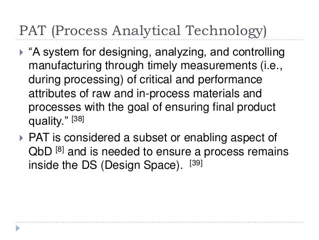 Dissertation on process analytical technology