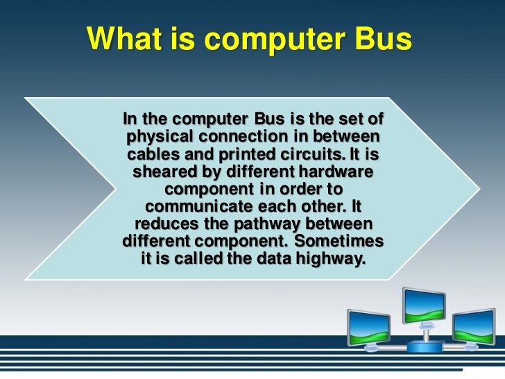 what is the definition of computer data bus