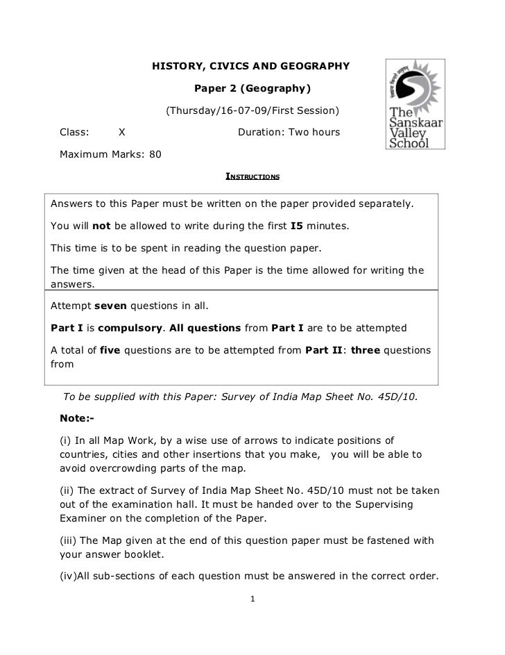 Physical geography essay topics