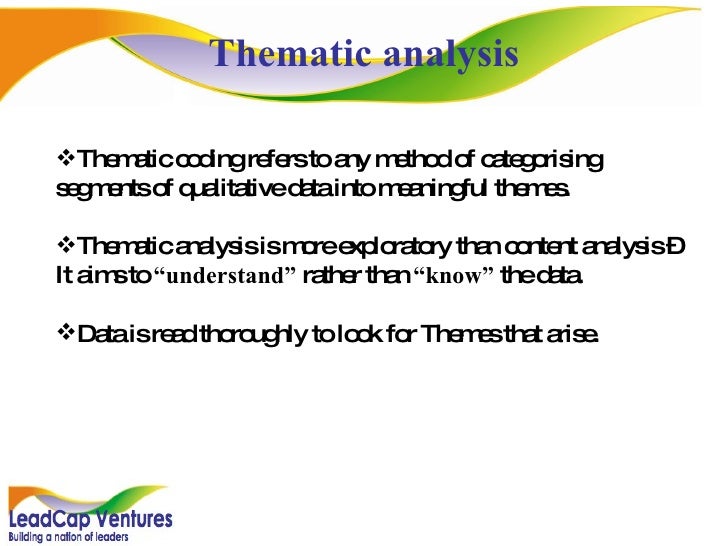 Dissertation using thematic analysis