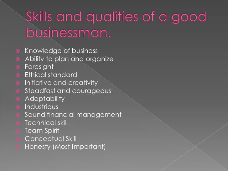 qualities of a good business plan