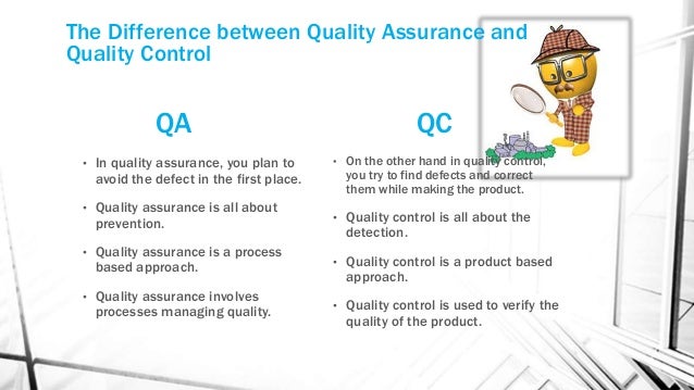 examples of quality assurance