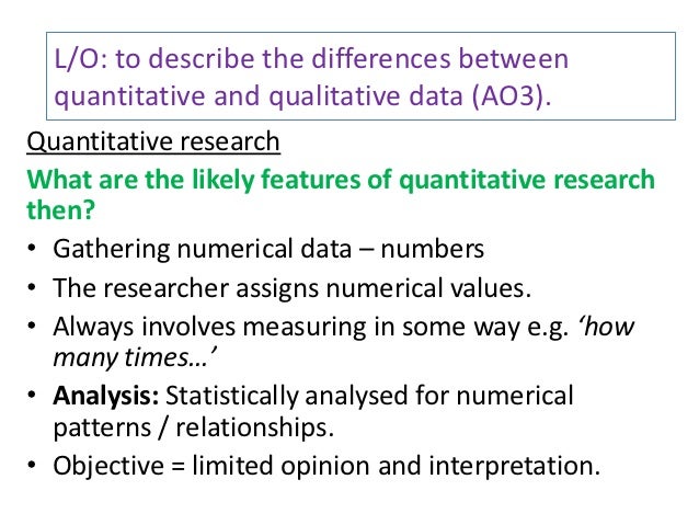 Questionnaires quantitative research