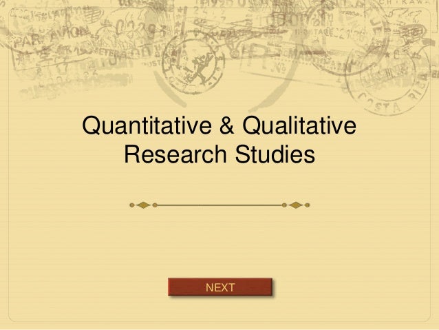 Qual and quant research