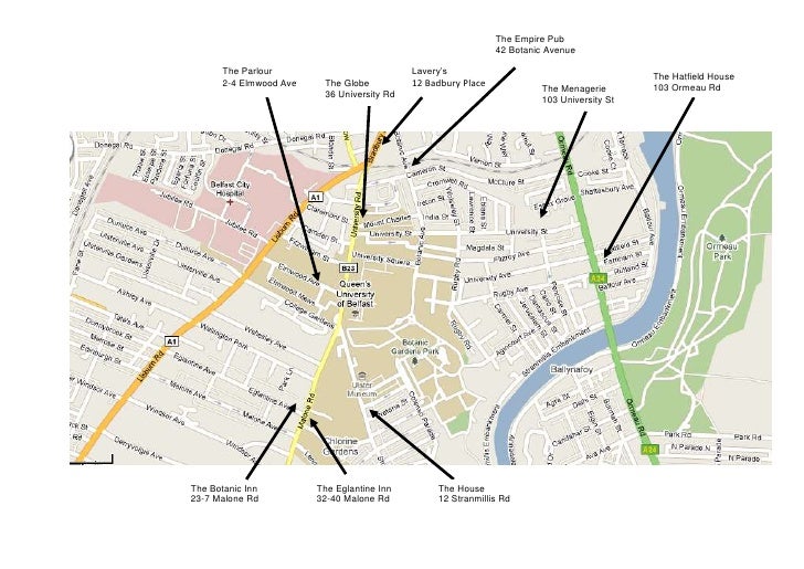map of quarters s quarter belfast pub map map of quarters s quarter belfast pub map